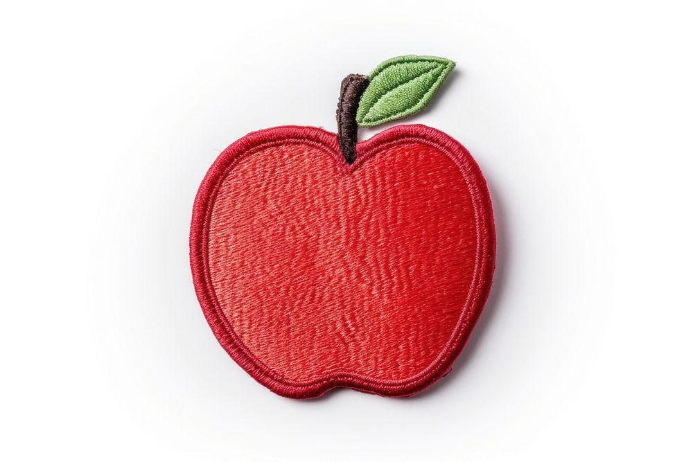 Apple red white background freshness. AI generated Image by rawpixel.