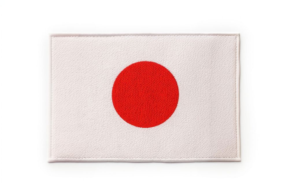 Japanese flag red white background patriotism. AI generated Image by rawpixel.