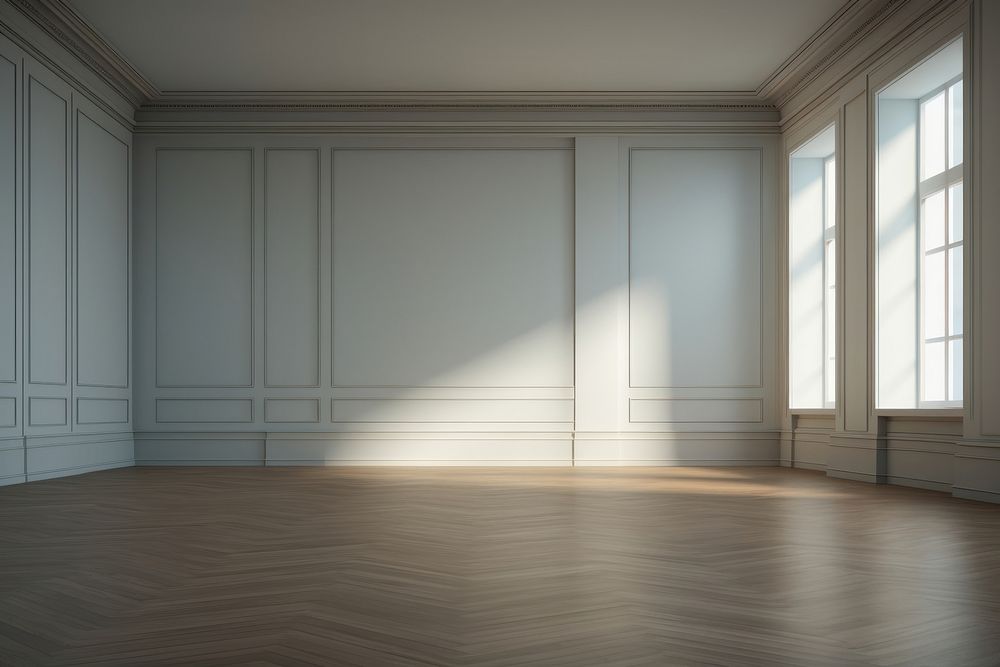 Interior office empty flooring architecture backgrounds.