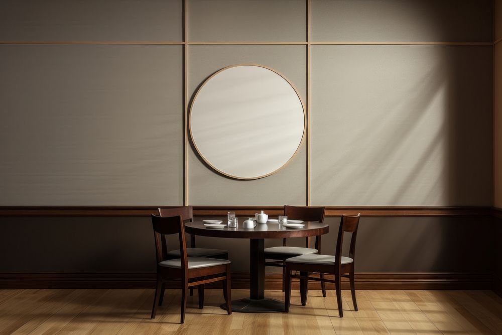 Inside restaurant architecture furniture lighting.