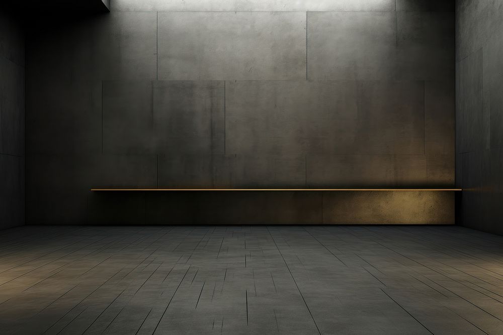 Minimal modern black texture wall architecture building flooring.