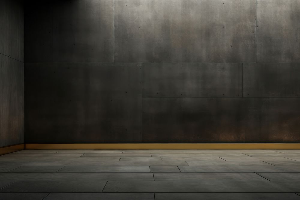 Minimal modern black texture wall architecture flooring building.