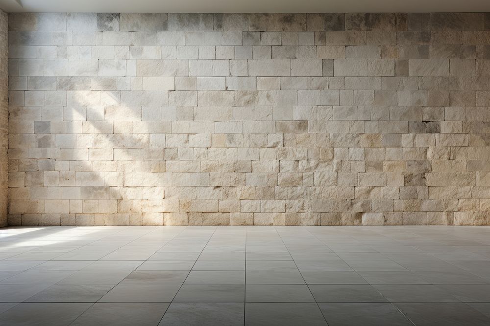 Minimal stylish gray stone wall architecture flooring building.