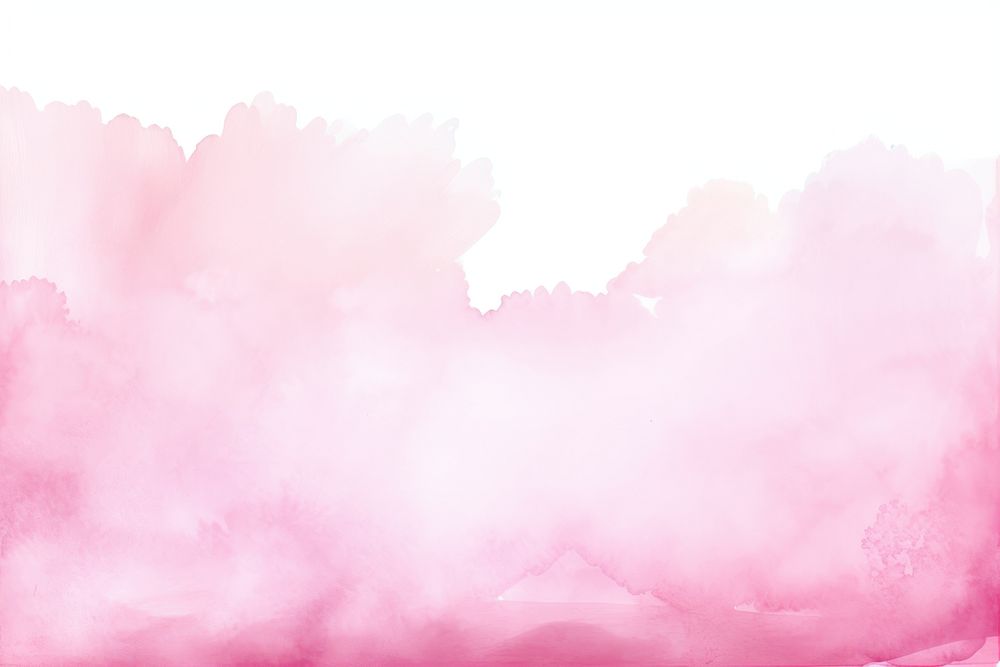 Hand painted pink watercolor border nature backgrounds splattered.
