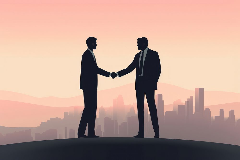 Businessmen adult hand togetherness. AI generated Image by rawpixel.