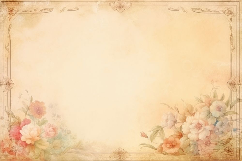Illustration of frame vintage painting backgrounds pattern.