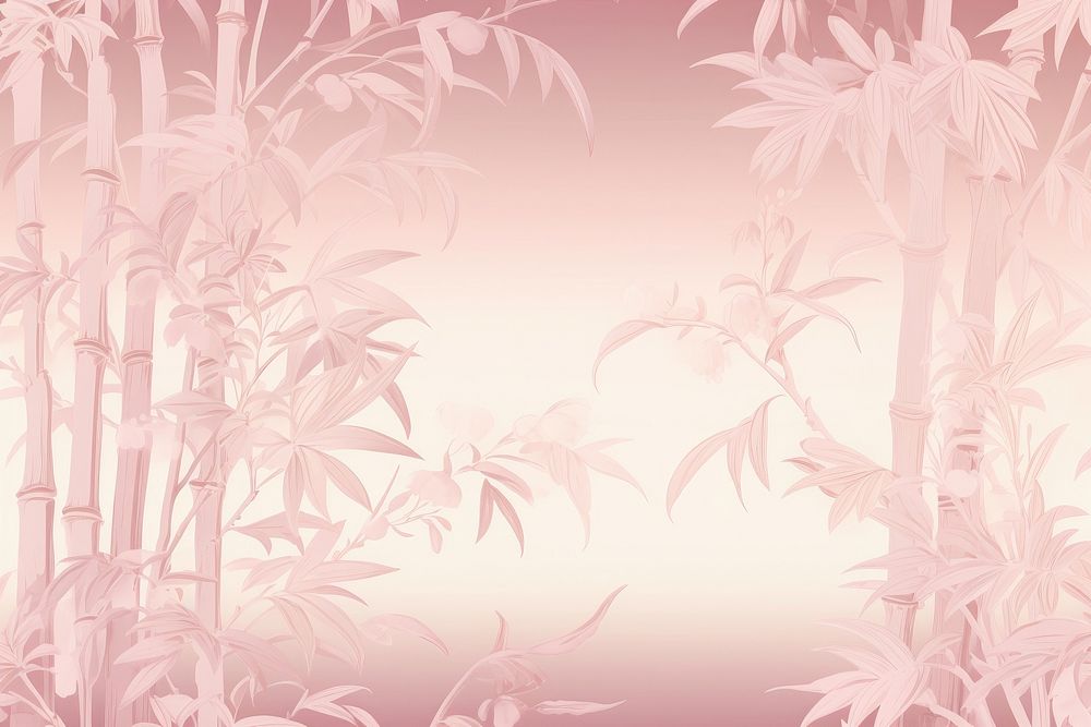 Pink bamboo toile pattern tranquility backgrounds.