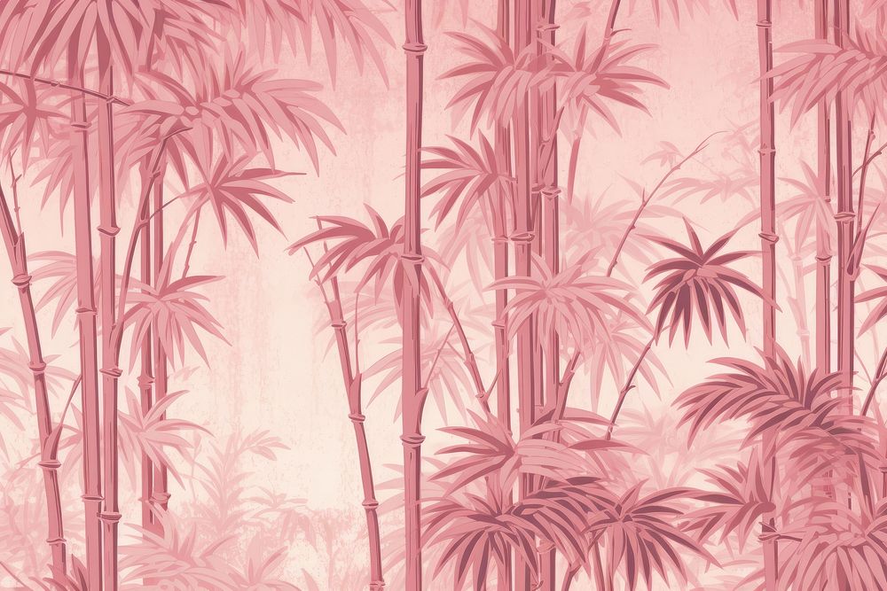 Pink bamboo toile nature plant red.