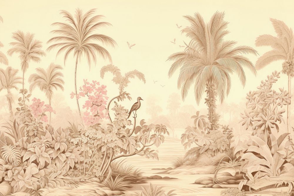 Tropical beach toile outdoors drawing nature.