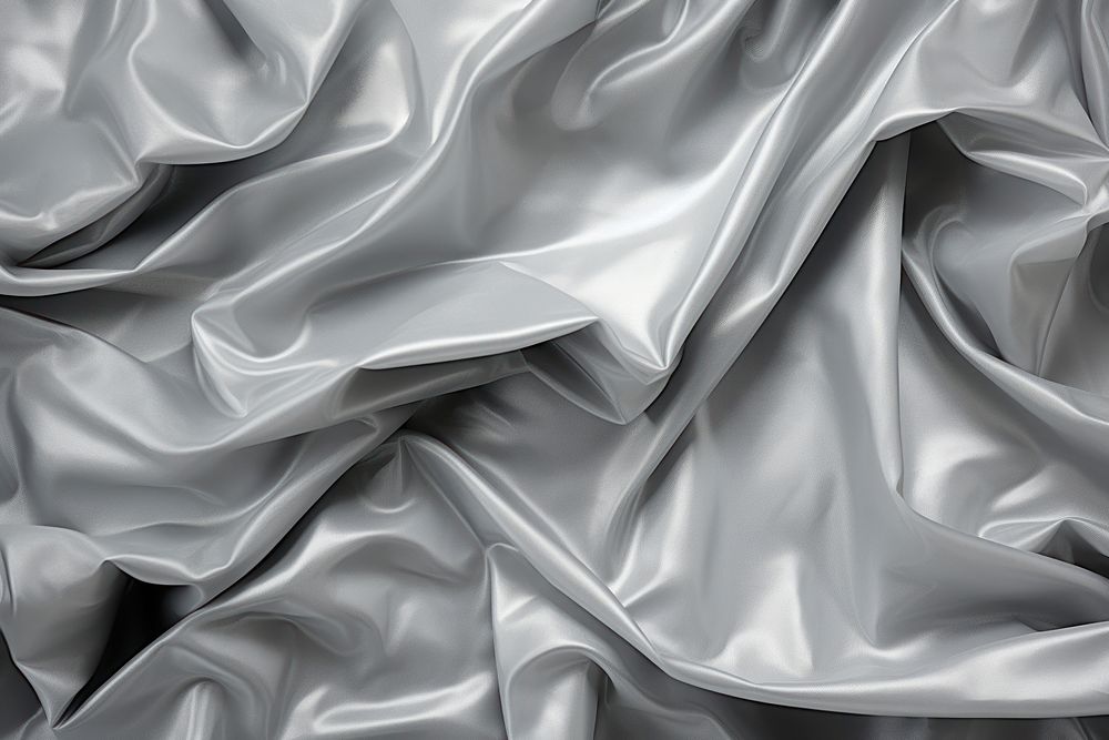 Light gray color crumpled plastic texture background backgrounds silk monochrome. 