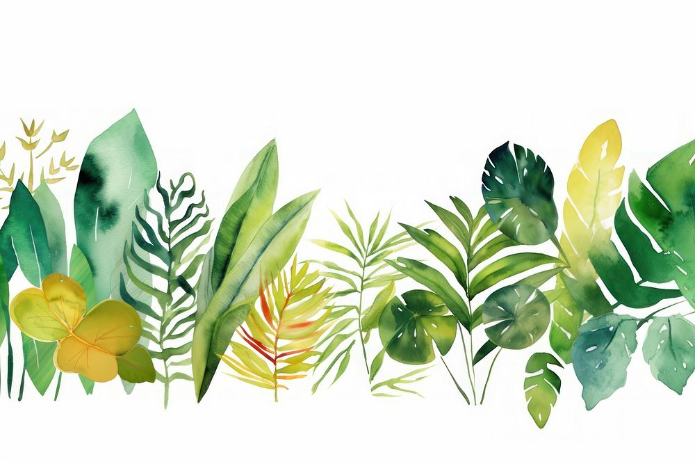 Tropical leaves backgrounds pattern green.
