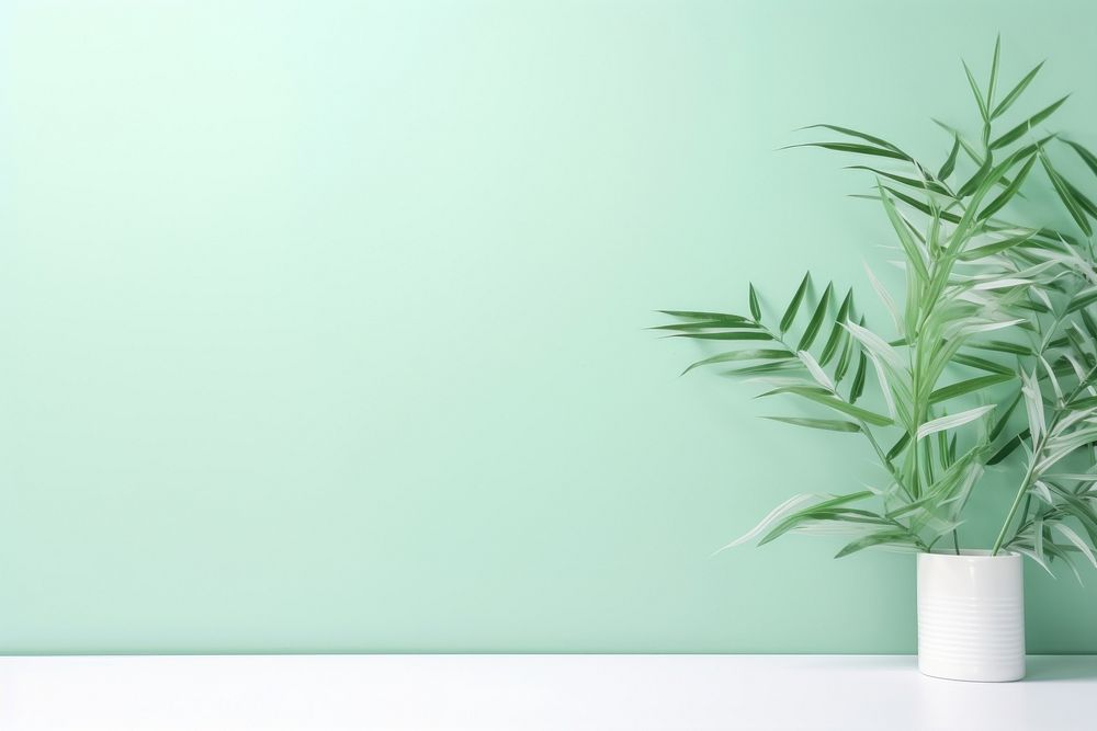 Pastel green nature background backgrounds plant leaf. AI generated Image by rawpixel.