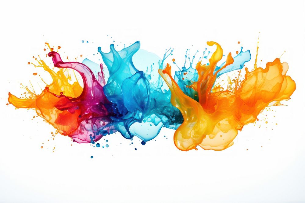 Colorful backgrounds white background creativity. AI generated Image by rawpixel.