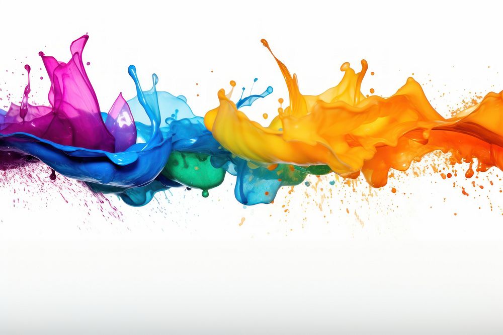 Colorful backgrounds white background creativity. AI generated Image by rawpixel.