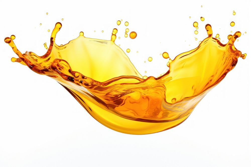 Cooking oil white background refreshment splattered. AI generated Image by rawpixel.
