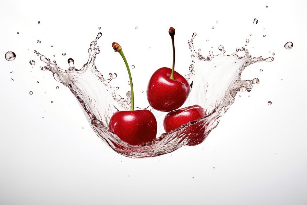 Cherry fruit apple plant. AI generated Image by rawpixel.