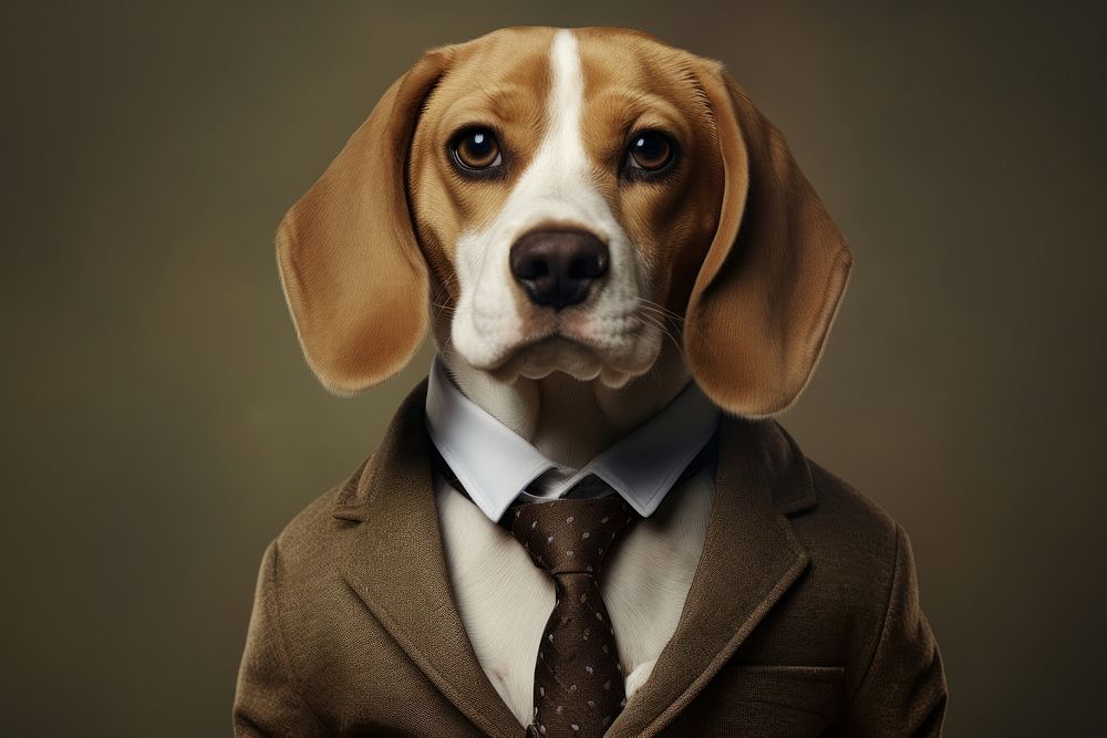 Beagle animal portrait mammal.