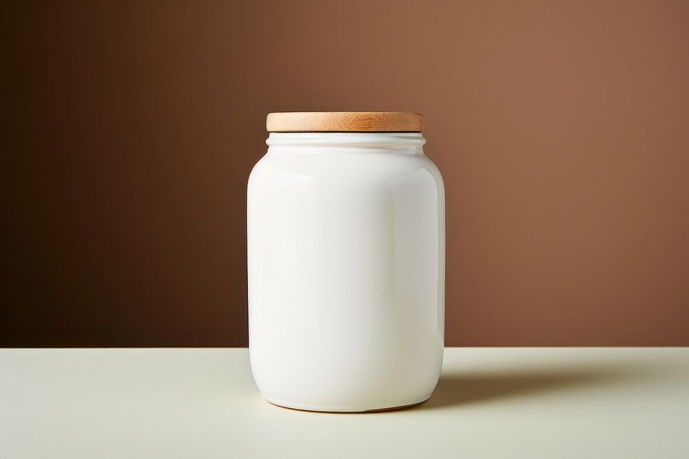 Jar milk refreshment container.
