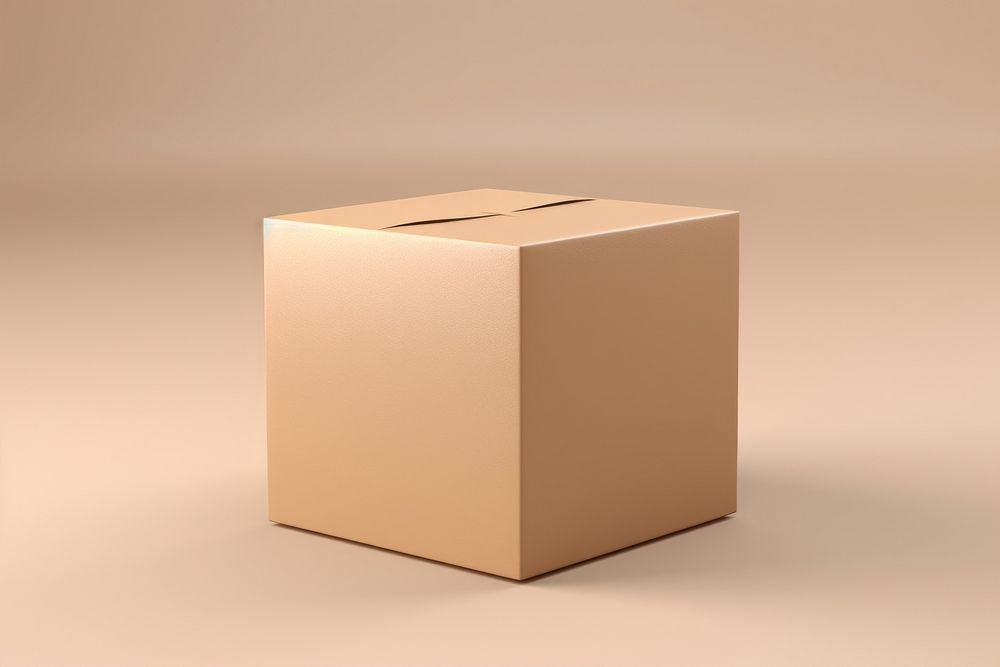 Packaging  cardboard carton box.