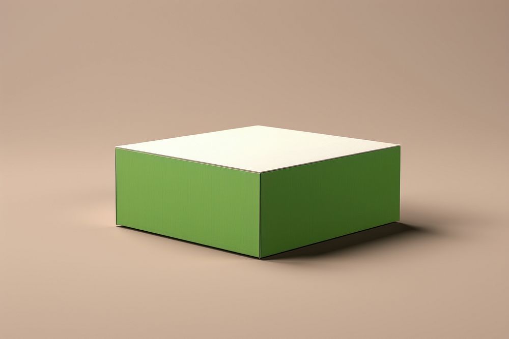 Packaging  furniture carton green.