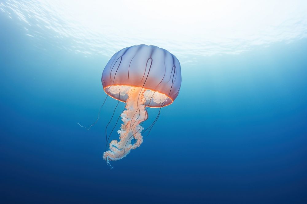 Jellyfish outdoors animal nature.