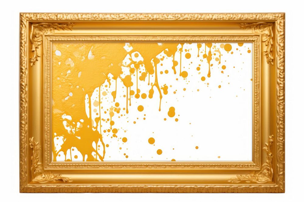 Gold backgrounds painting frame. AI generated Image by rawpixel.