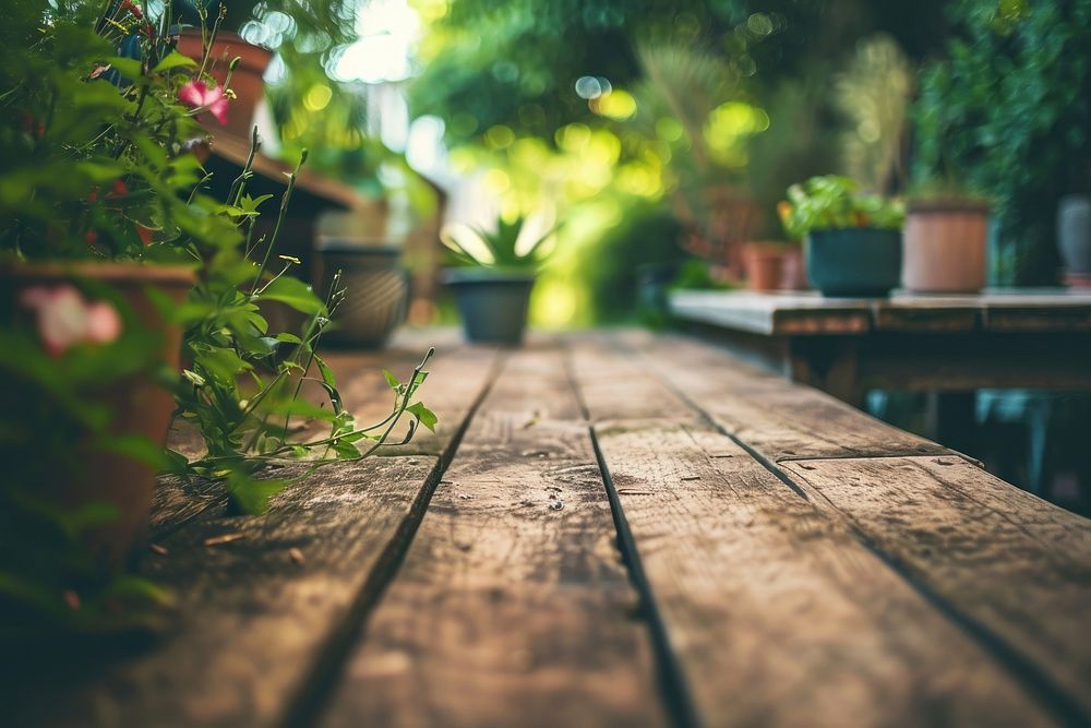 Gardening deck backdrop architecture outdoors nature. 