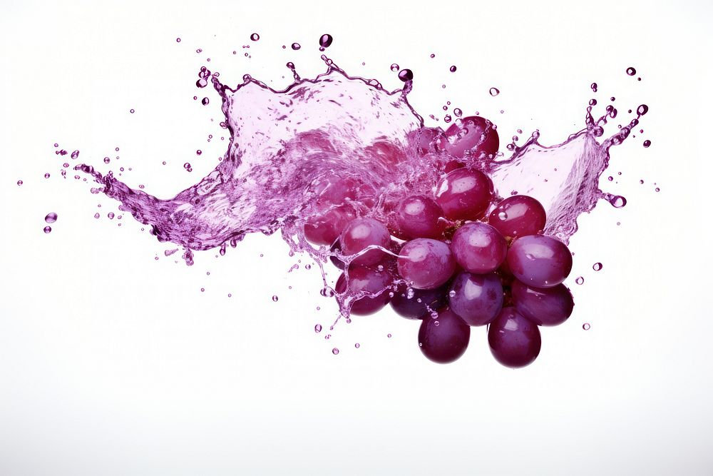 Grapes fruit food refreshment. AI generated Image by rawpixel.
