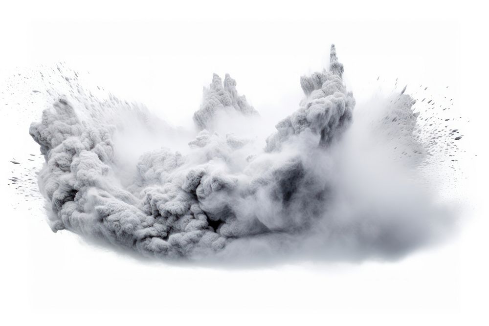 Dust powder outdoors white white background. AI generated Image by rawpixel.