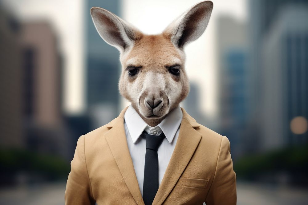 Kangaroo animal portrait wallaby.