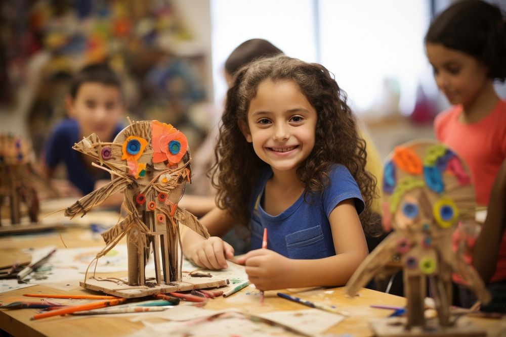 Kids craft student child art. AI generated Image by rawpixel.