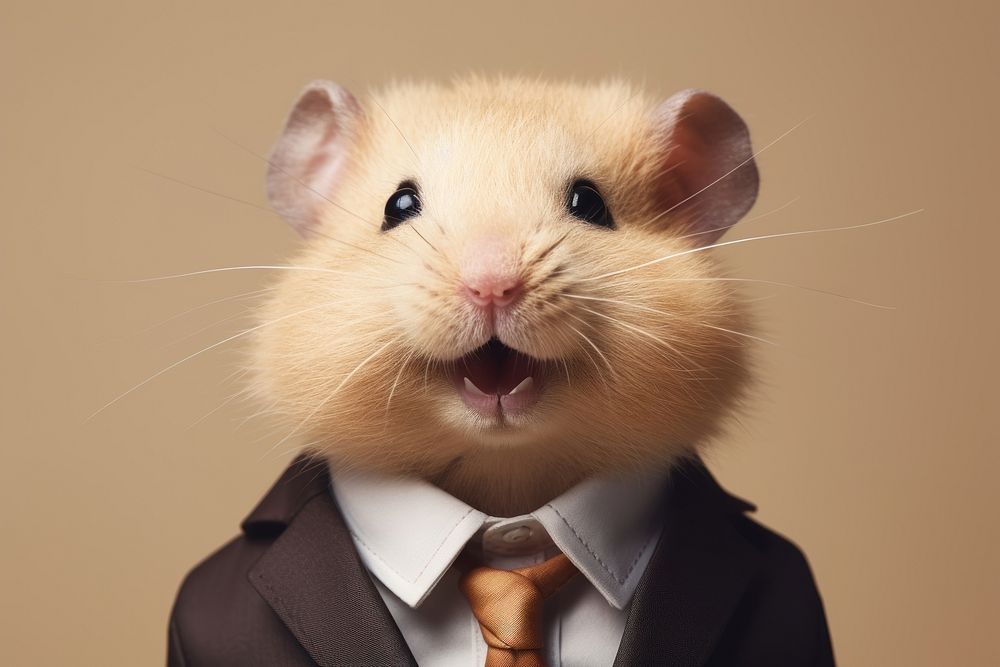 Hamster animal portrait rodent.