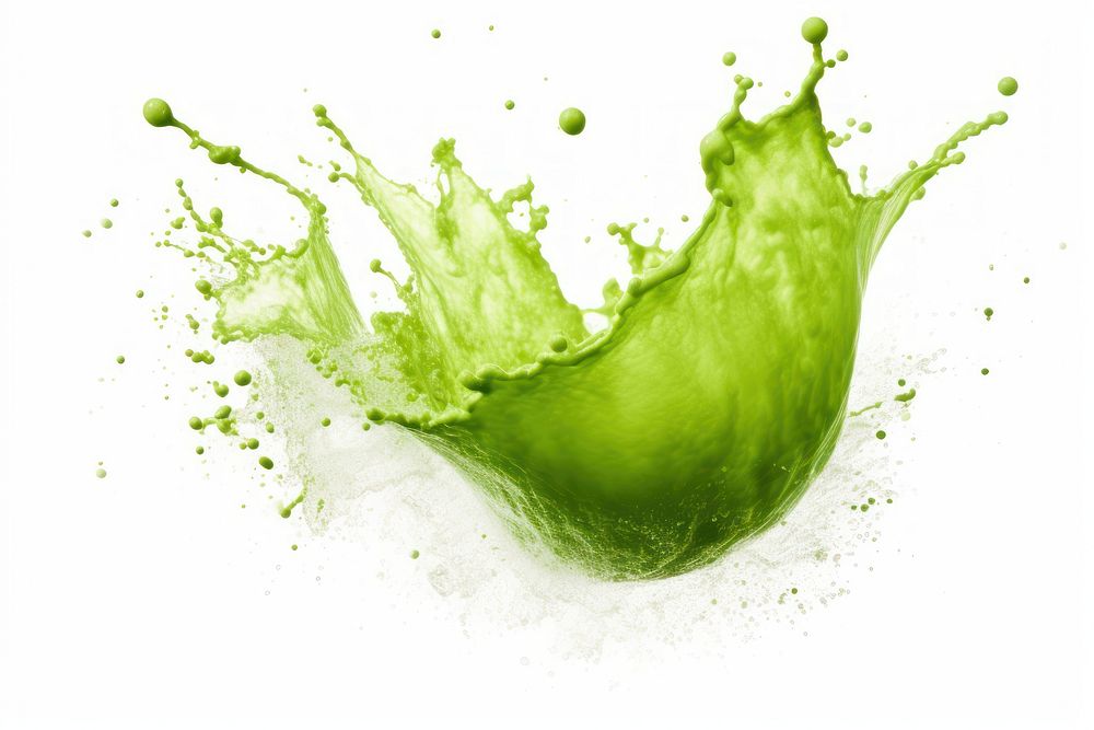 Matcha green white background refreshment. AI generated Image by rawpixel.