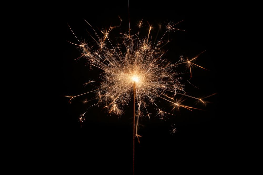 Star fireworks sparkler outdoors. AI generated Image by rawpixel.