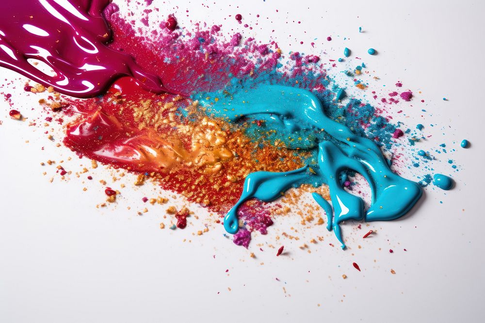 Spilled glitter splattered creativity exploding. | Premium Photo - rawpixel