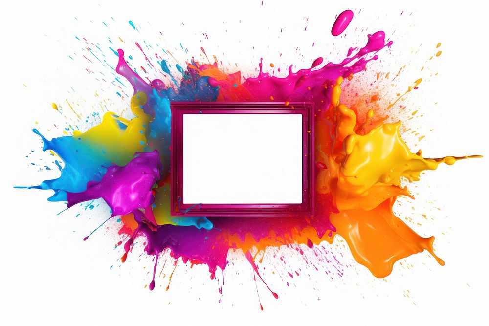 Paint splash backgrounds purple shape. AI generated Image by rawpixel.