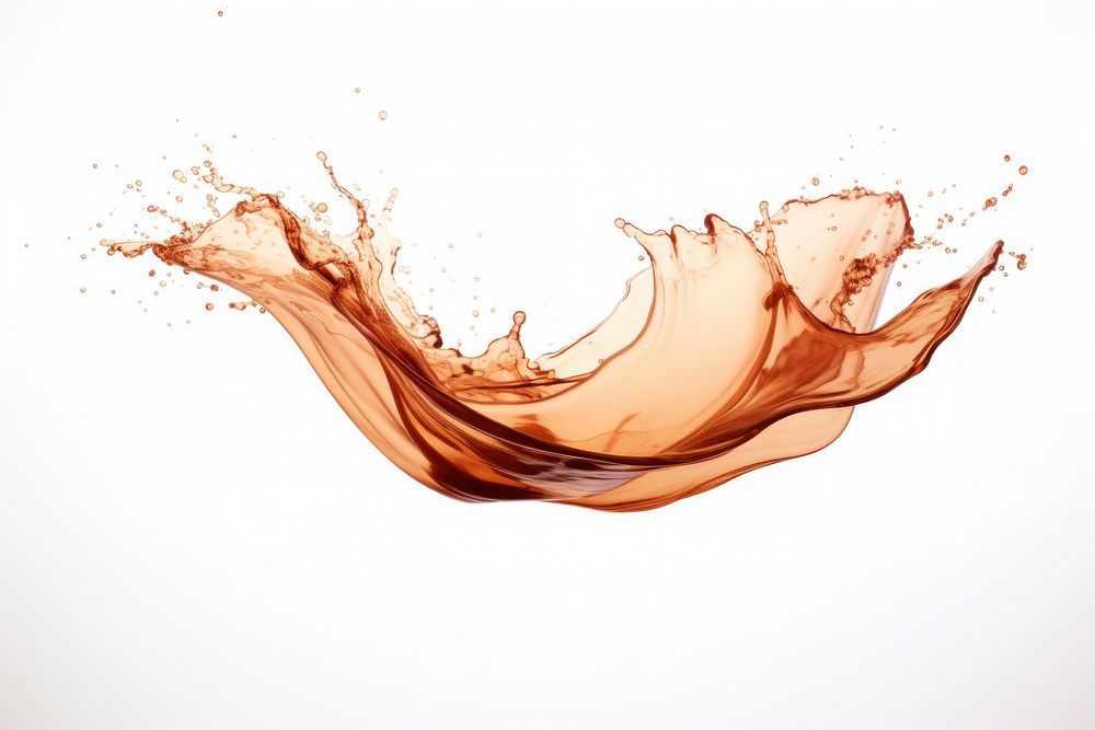 Tea white background refreshment splattered. AI generated Image by rawpixel.