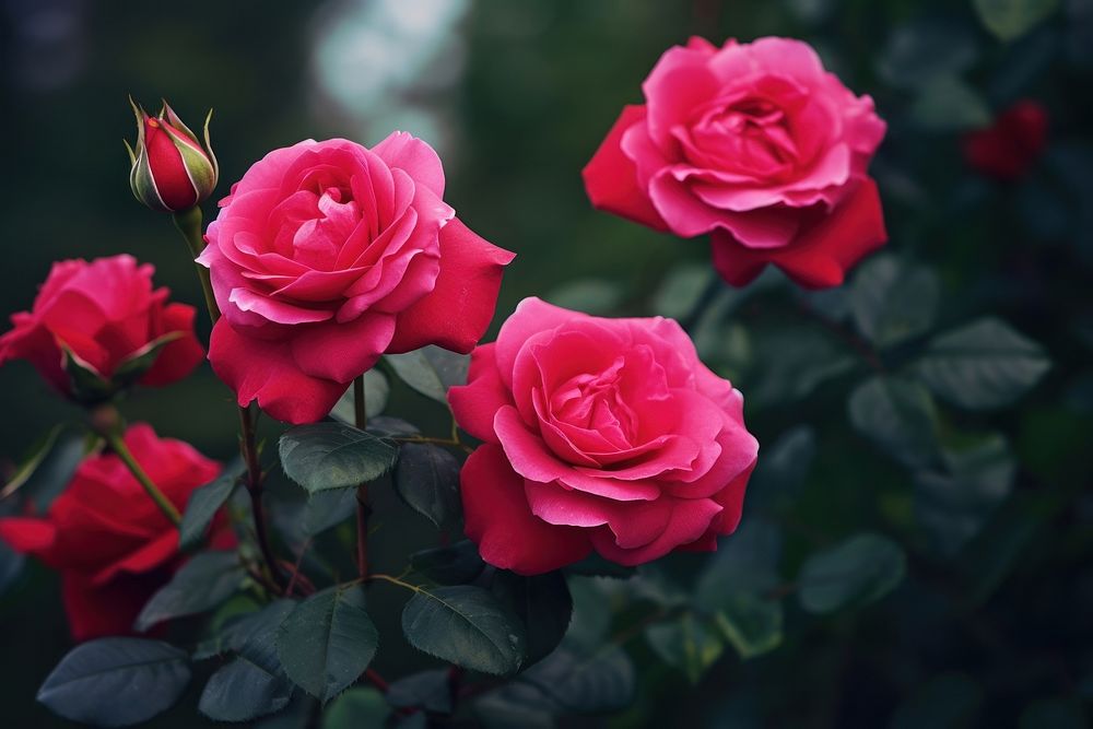 Rose flowers blossom plant petal.