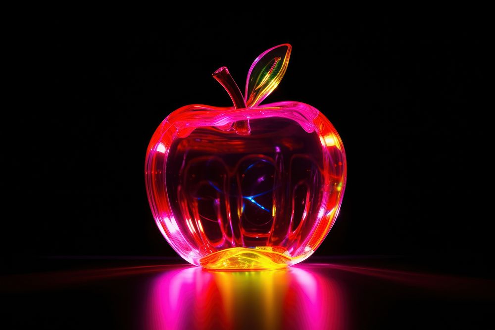 Photography of apple radiant silhouette light fruit plant.