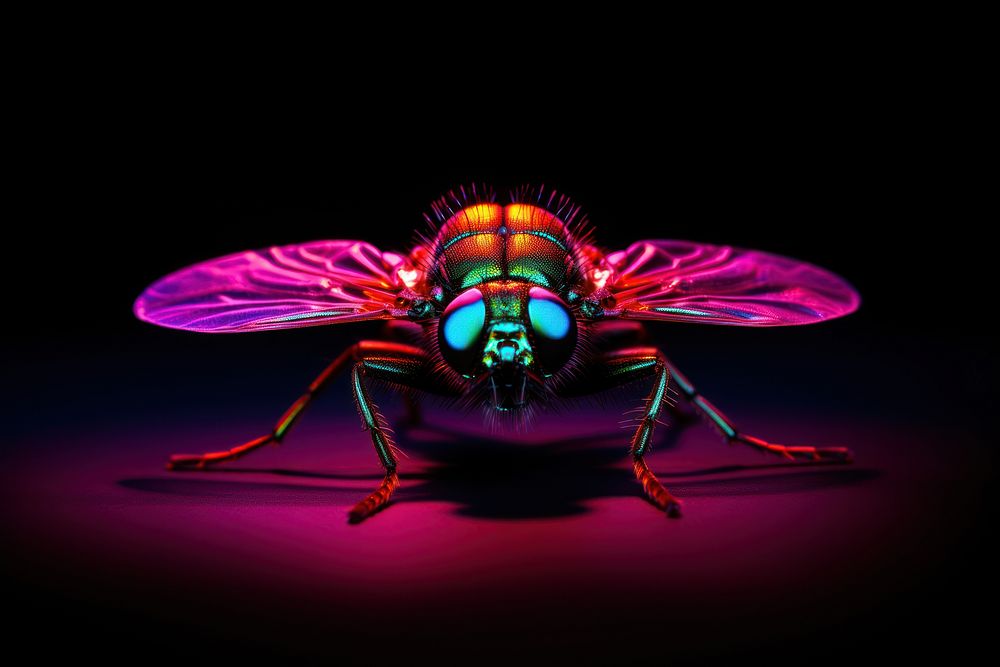 Flies brid animal insect light.