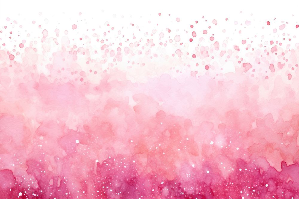 Pink glitter watercolor border backgrounds splattered abstract.