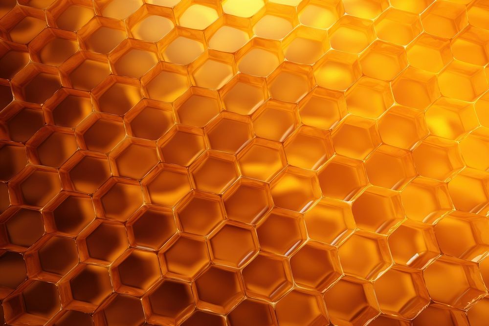 Honeycomb texture background backgrounds repetition apiculture. AI generated Image by rawpixel.