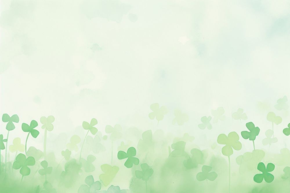 Green aesthetic clover leaf background backgrounds outdoors pattern. 