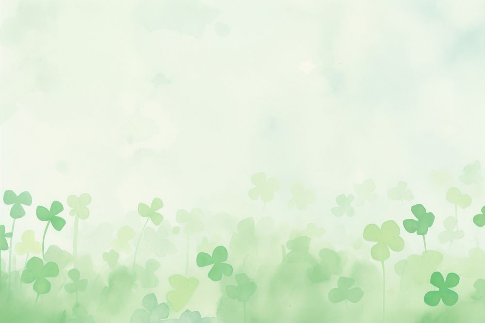 Green aesthetic clover leaf background | Premium Photo Illustration ...