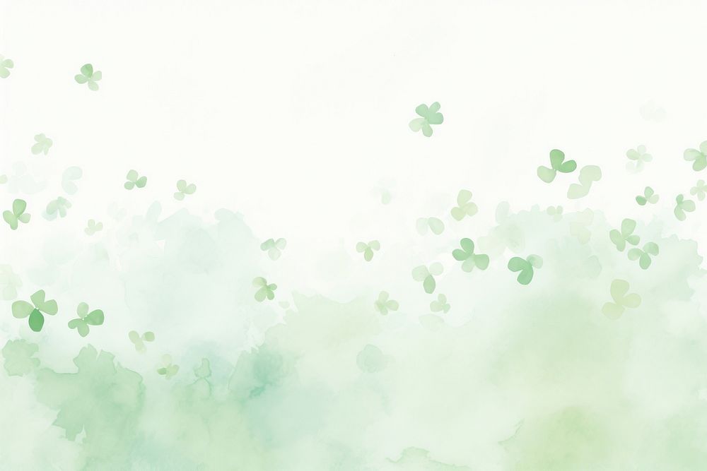 Green aesthetic clover leaf background backgrounds pattern paper. AI generated Image by rawpixel.