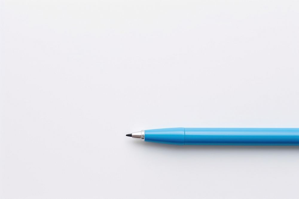 Blue pen paper education turquoise. AI generated Image by rawpixel.