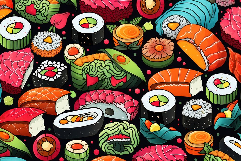 Sushi backgrounds food rice.