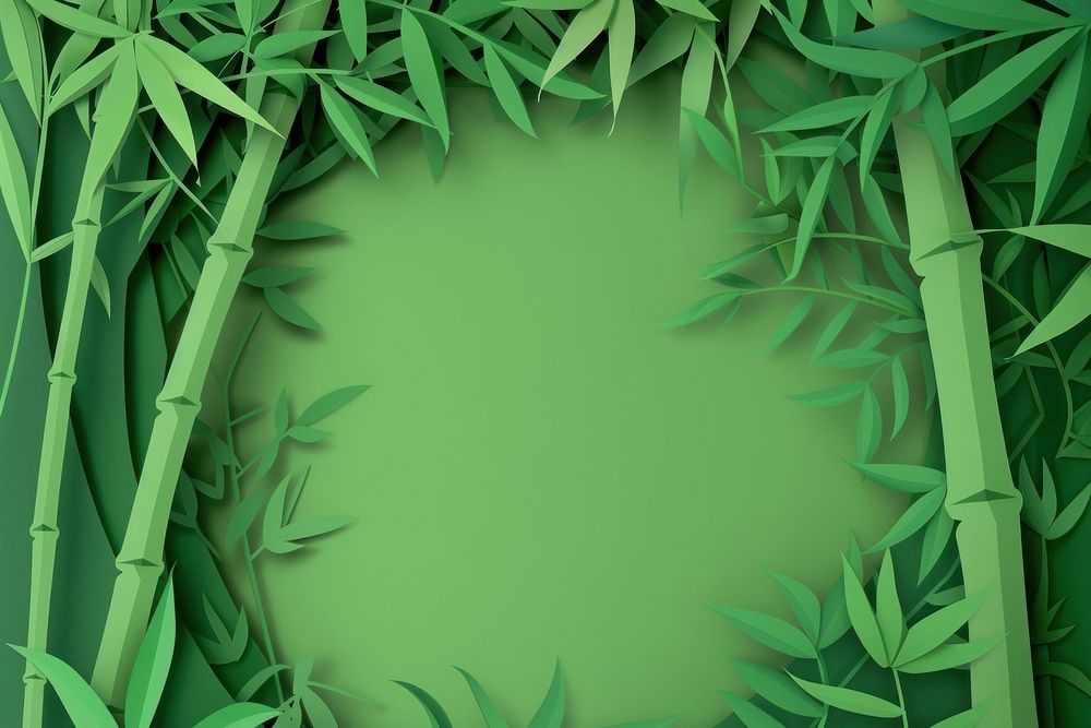 Bamboos frame backgrounds plant green.