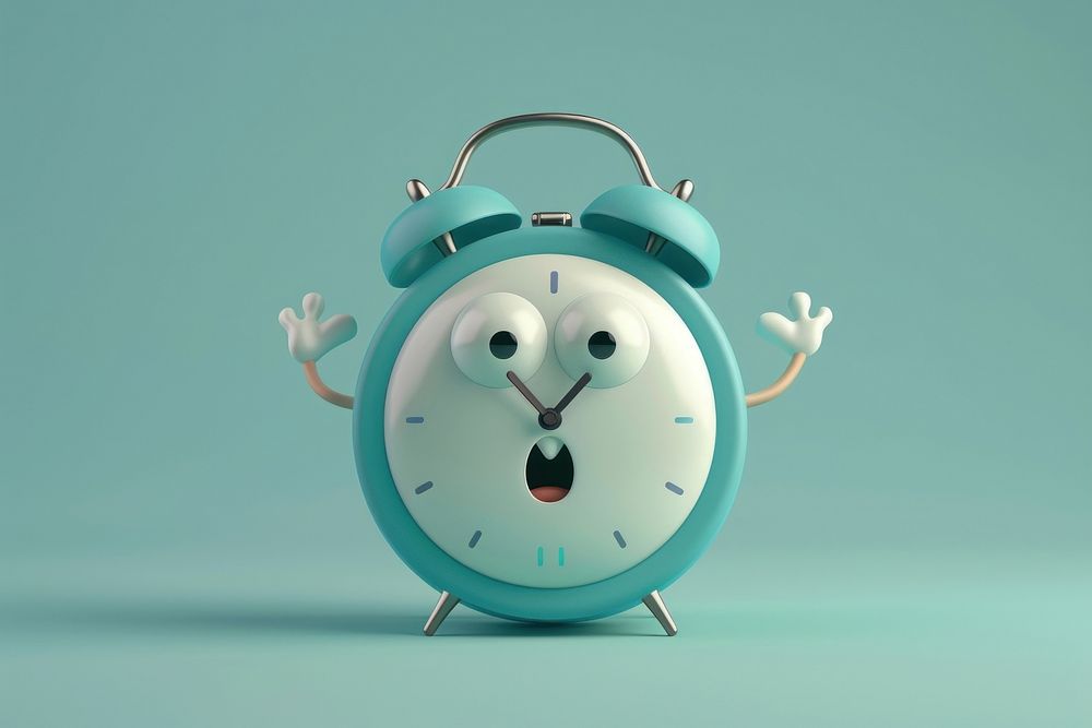Alarm clock character cartoon accessories accessory.
