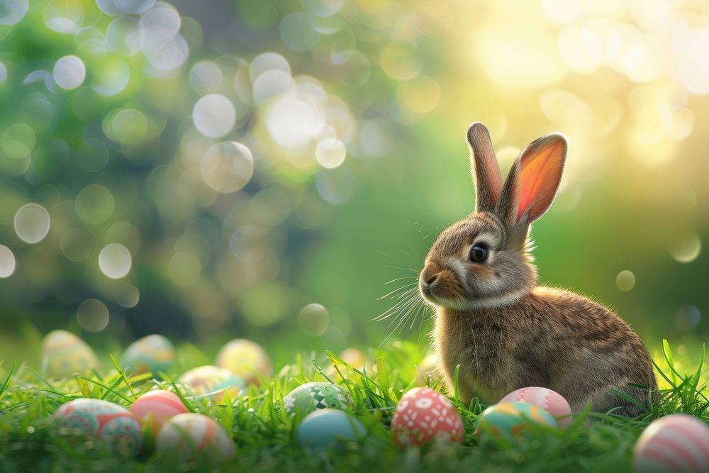 Easter bunny egg animal mammal.